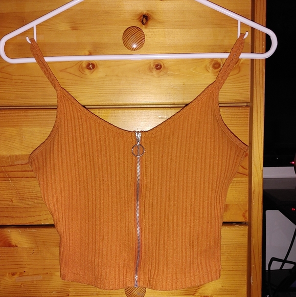 Summer zip up crop top - Picture 1 of 1